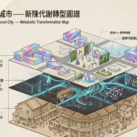 城市數位孿生經濟學 — 城市新陳代謝轉型圖譜