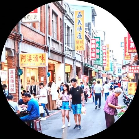 走路經濟學 — 嘉義老街的步行人潮與在地店家街景